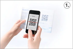 Scan the QR code with your device